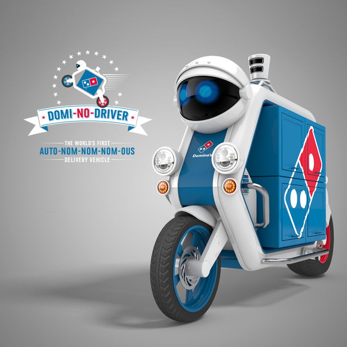 Robotic Pizza Delivery System Being Tested By Domino's